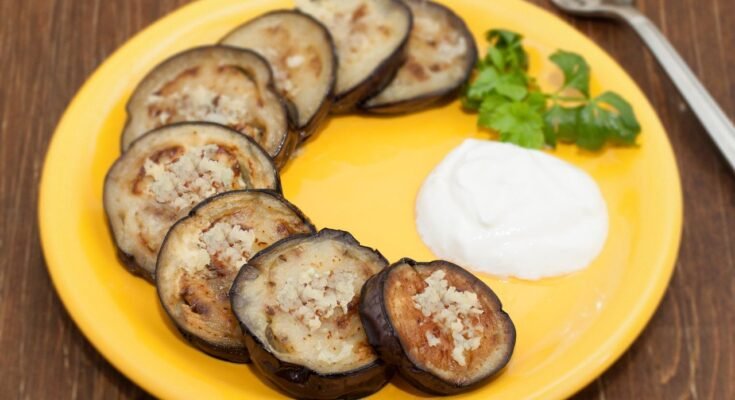 fokhagymás sült padlizsán recept